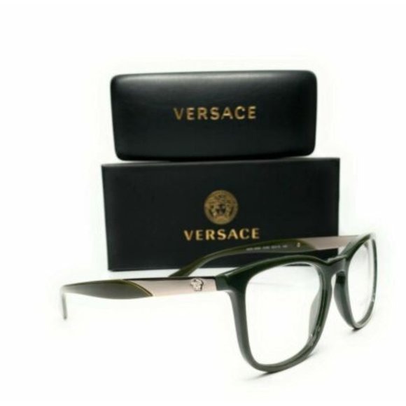 Versace Men's Green Pillow Eyeglasses! - Picture 3 of 3